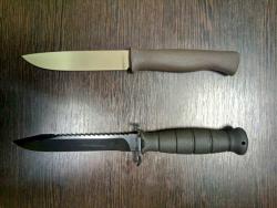 Ніж ATOMAN в порівнянні з Glock